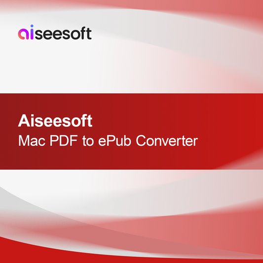 Aiseesoft Mac PDF do ePub převodník