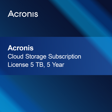 Acronis Cloud Storage Subscription License 5 TB, 5 Year