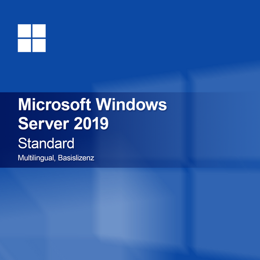 Microsoft Windows Server 2019 Standard Multilingual Basislizenz