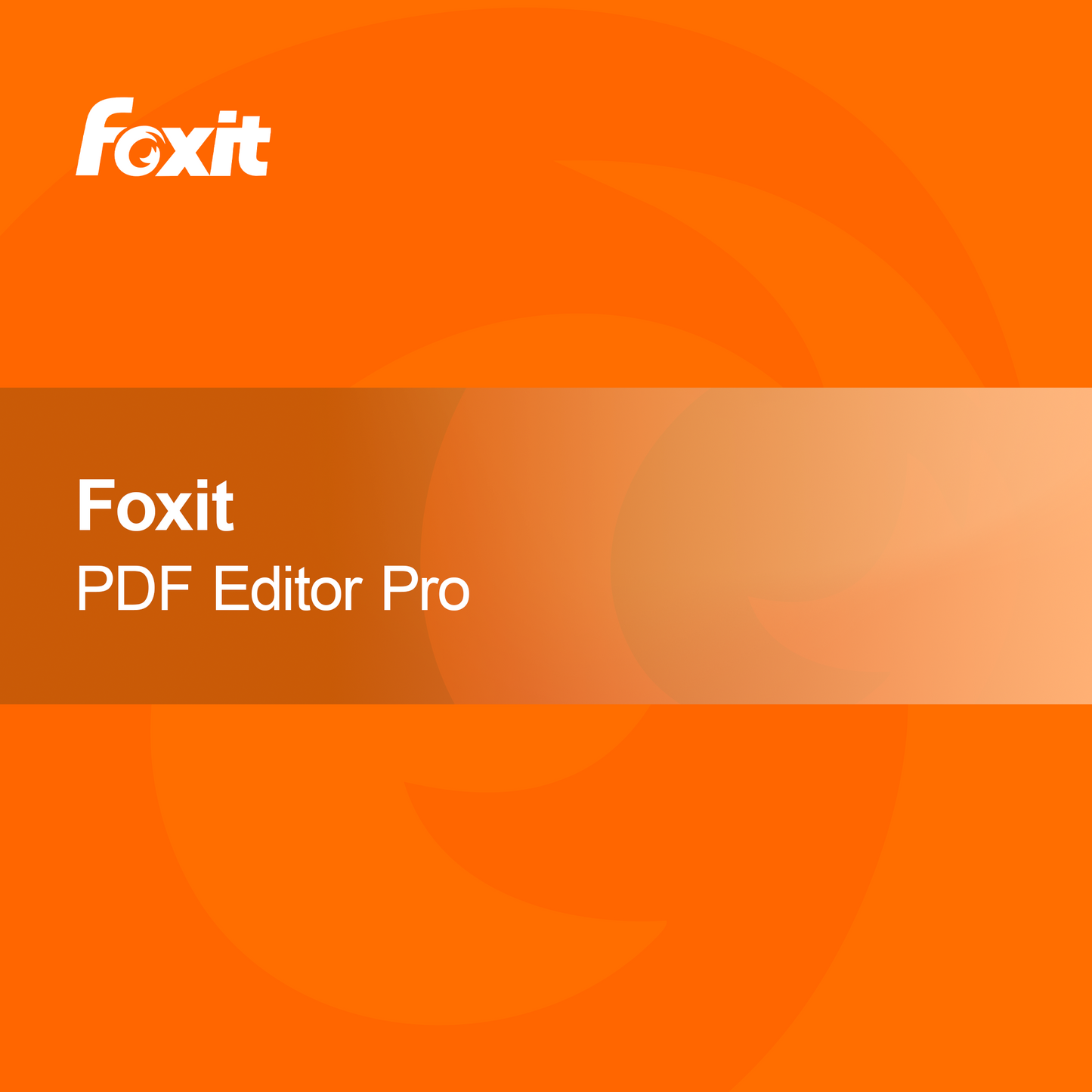 Smlouva o údržbě Foxit PDF Editor PRO